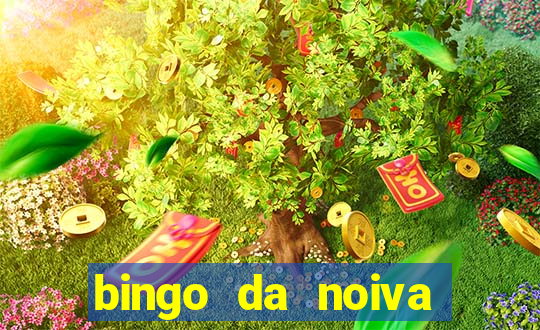 bingo da noiva para imprimir